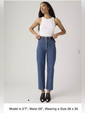 Levi's® Premium
RIBCAGE WESTERN YOKE WOMEN'S JEANS